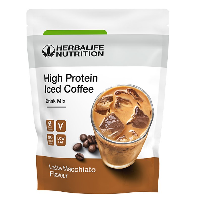 High Protein Iced Coffee Latte Macchiato Herbalife 308 g